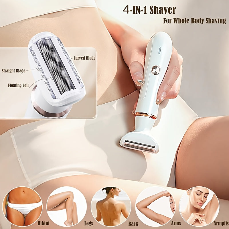 4-in-1 Electric Hair Remover for Women