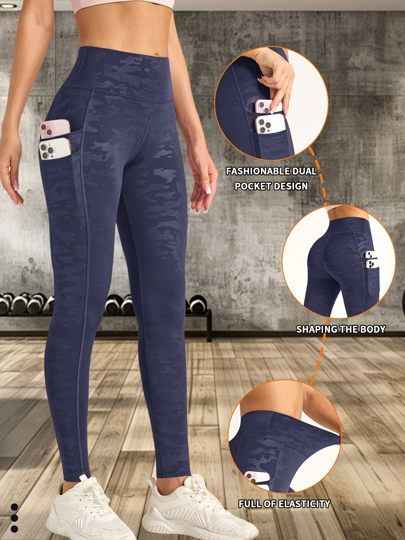 5D Anti-Scratch Print Yoga Pants, Breathable High-Waisted Butt-Lifting Stretch Leggings