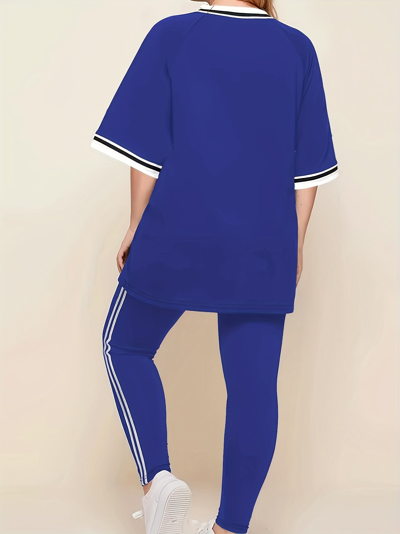 Women's Plus Size Casual Lounge Set