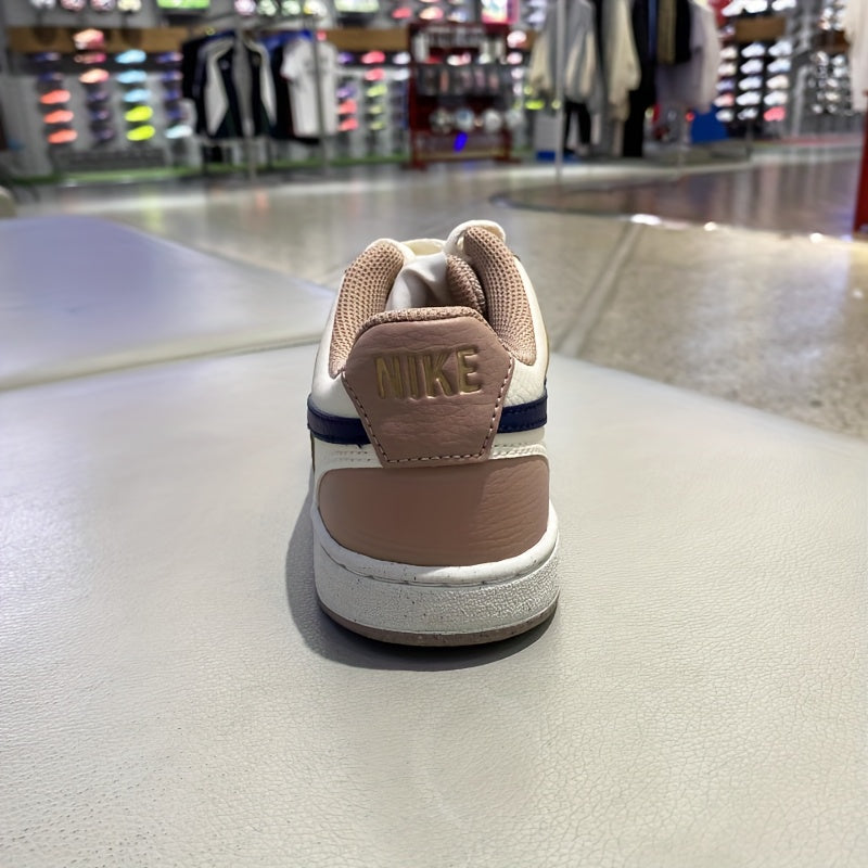 Nike Women's Court Vision Sneakers - Lightweight Shoes with Air Cushion Technology, Synthetic Upper & Arch Support,
