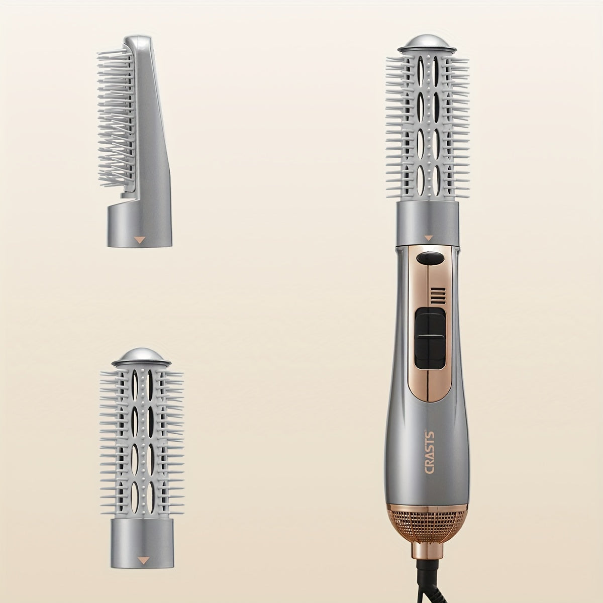 Electric Hair Dryer Brush 2-in-1 Dual-use Hair Straight Curling