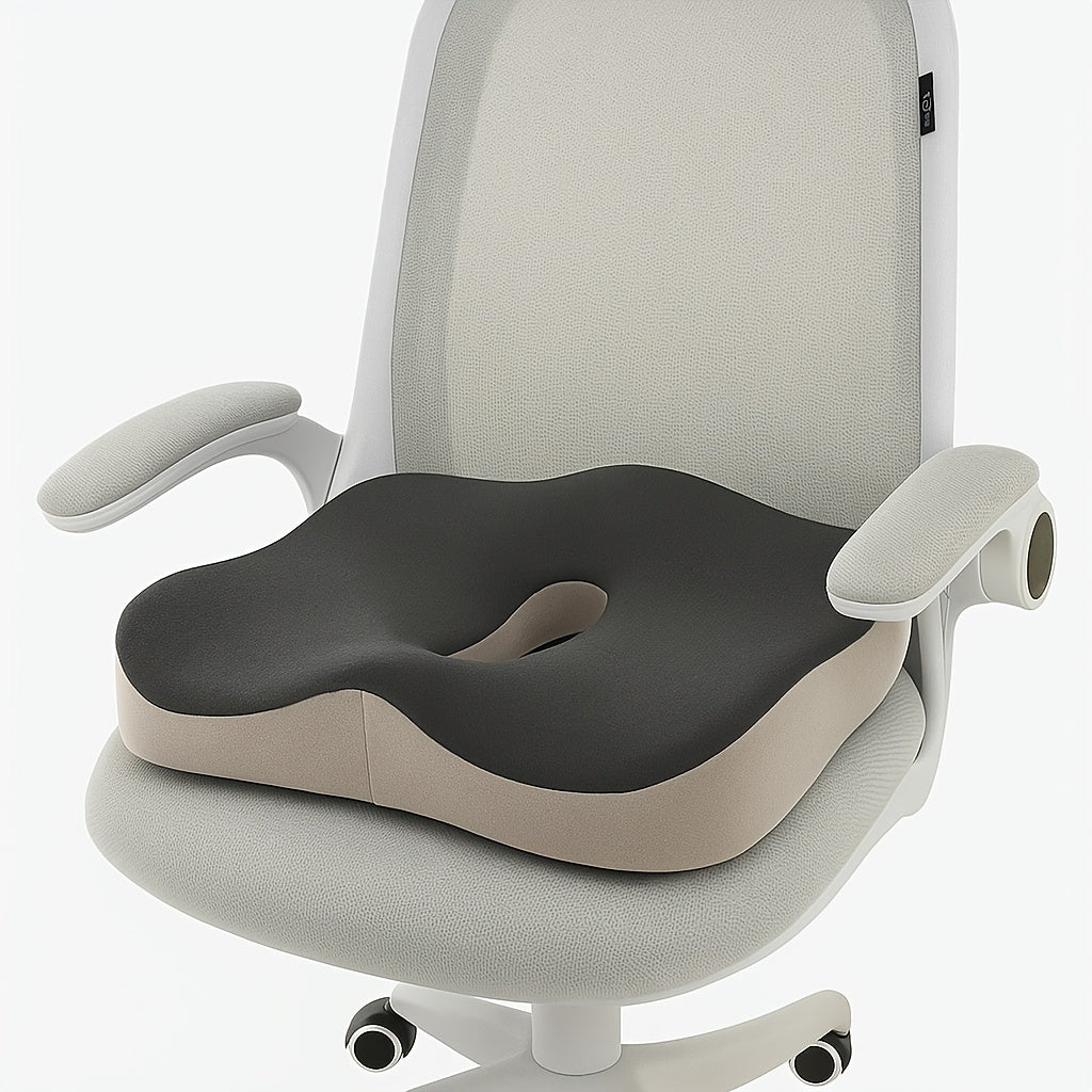1pc Memory Foam Seat Cushion | Soft Support with Non-Slip Bottom