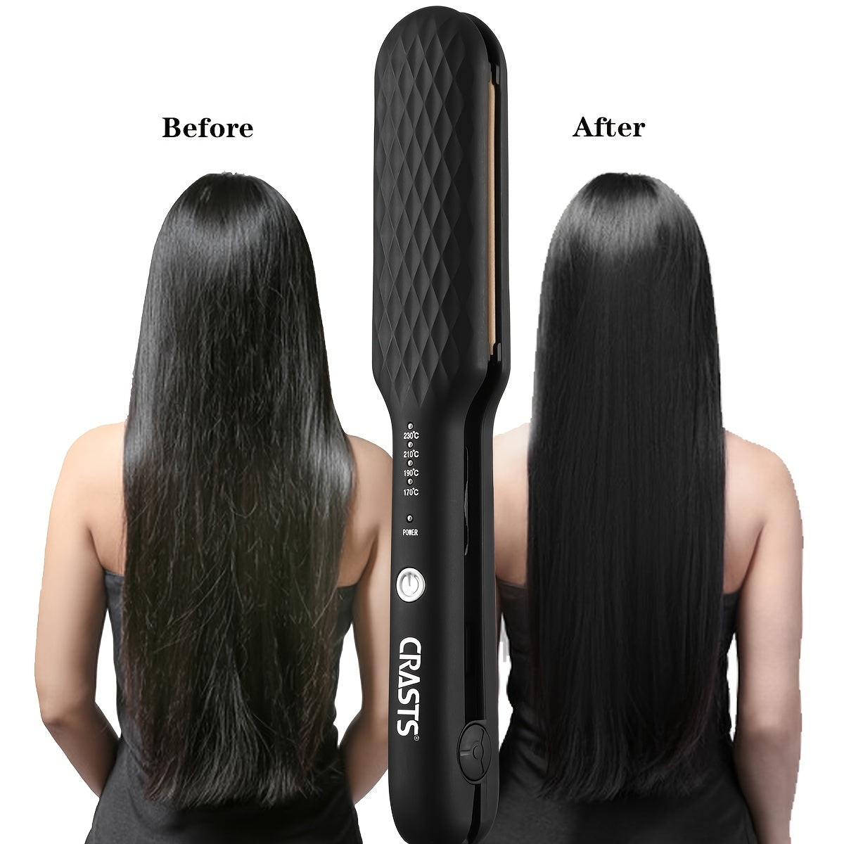 Straight Curl Two-in-One Without Damage to Hair