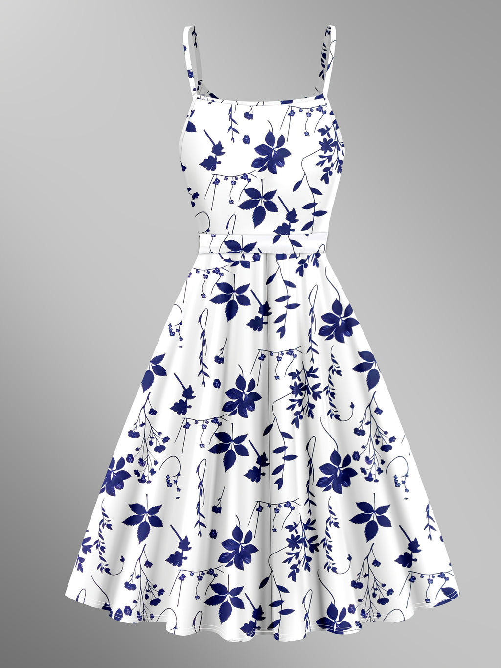 Women's elegant skirt suit, solid color long-sleeved cardigan with floral print suspender dress 2pcs set