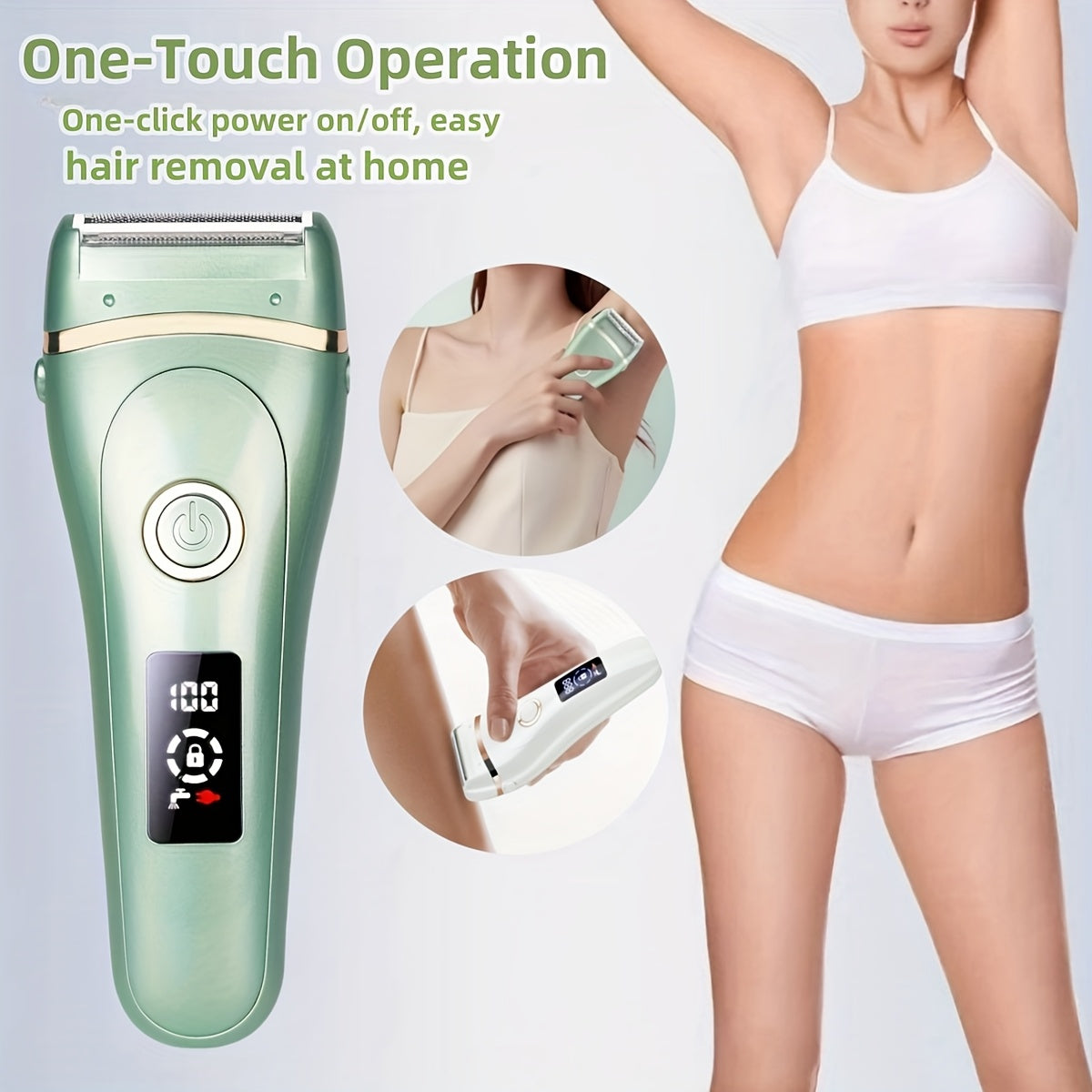 Rechargeable Painless Hair Removal for Women