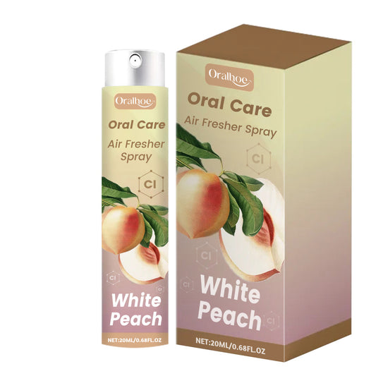 White Peach Mouth Spray For Stain Removal And Whitening