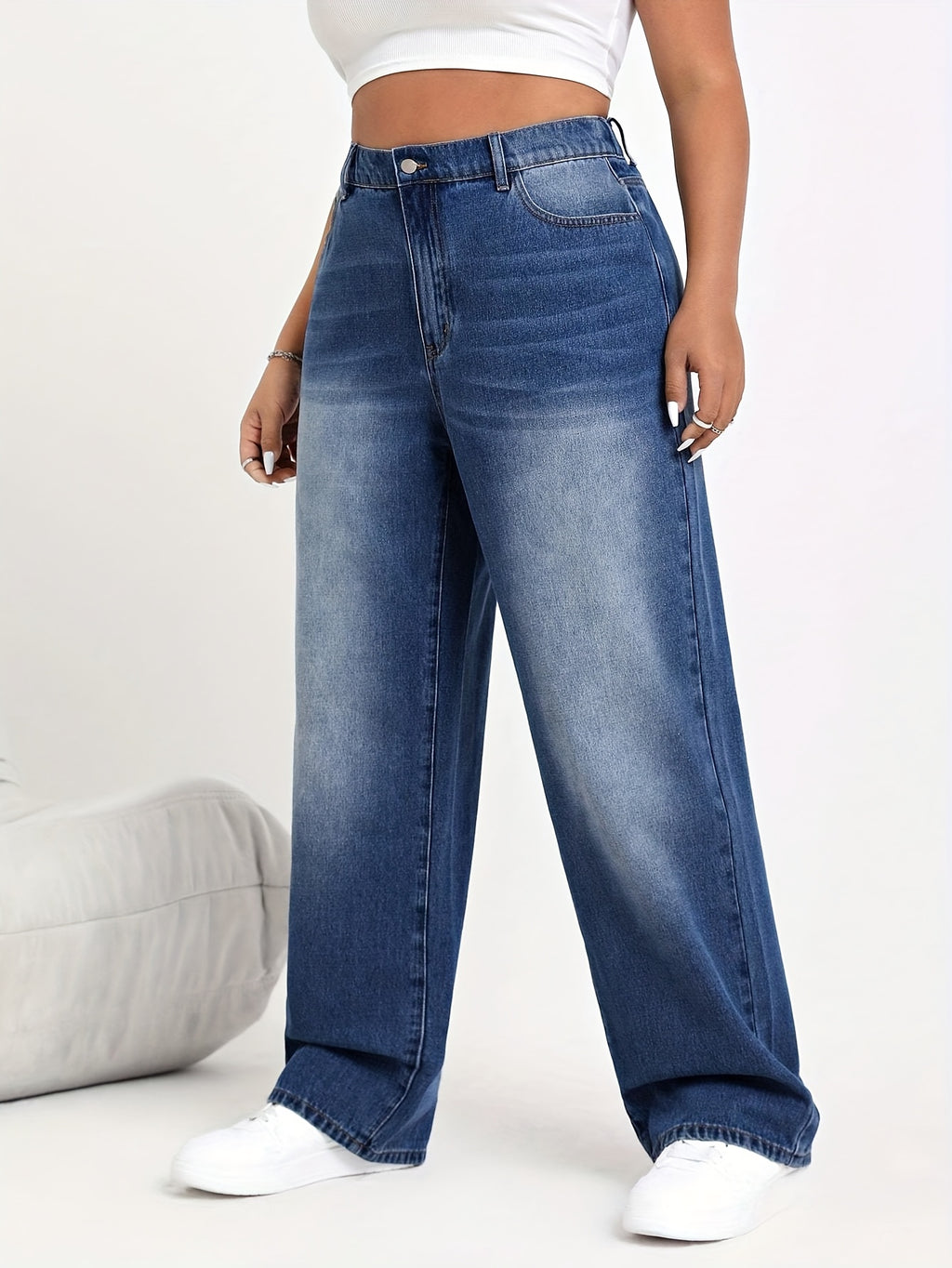 Plus-Size Fashion Jeans for Women