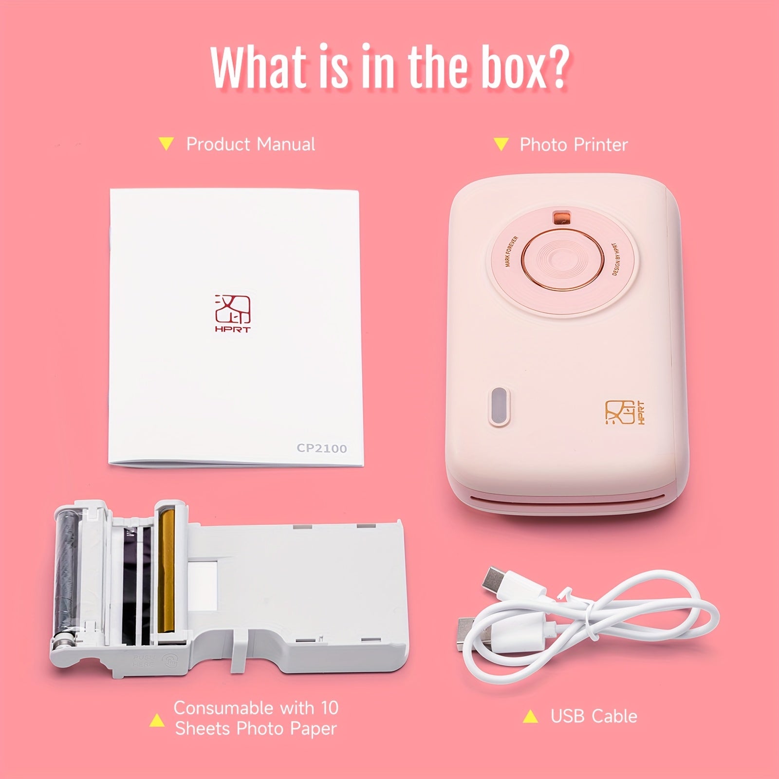 HPRT 2x3 Micro Portable Color Photo Printer