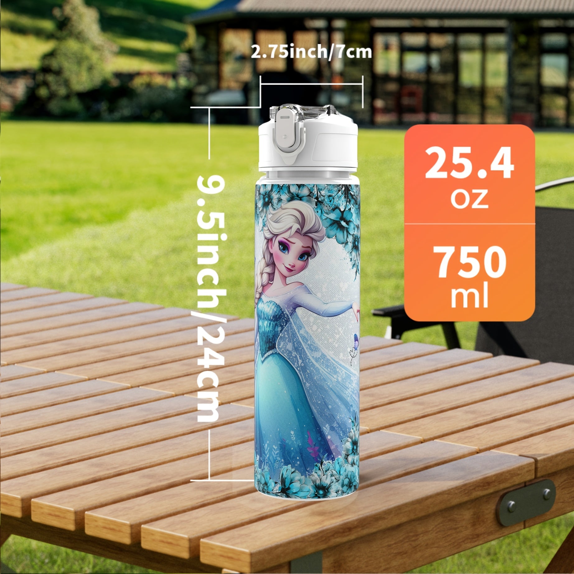 Disney Frozen 1pc Elsa Ice Queen Theme Water Cup