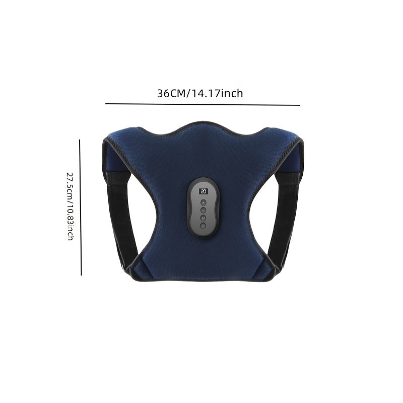 Multifunctional Back and Shoulder Massager with Vibration and Heating