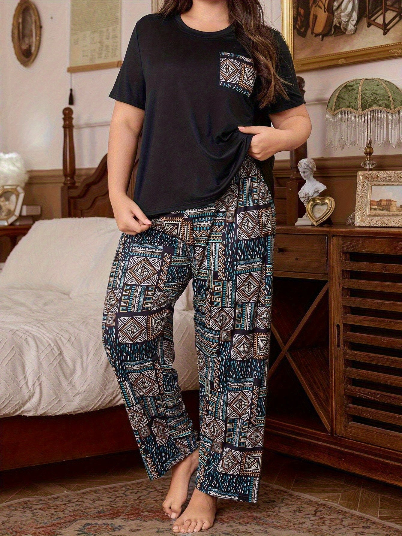 Plus Size comfortable Pajama Set
