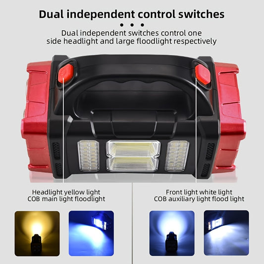 1pc GDSIZHE Solar & USB Rechargeable Emergency Light