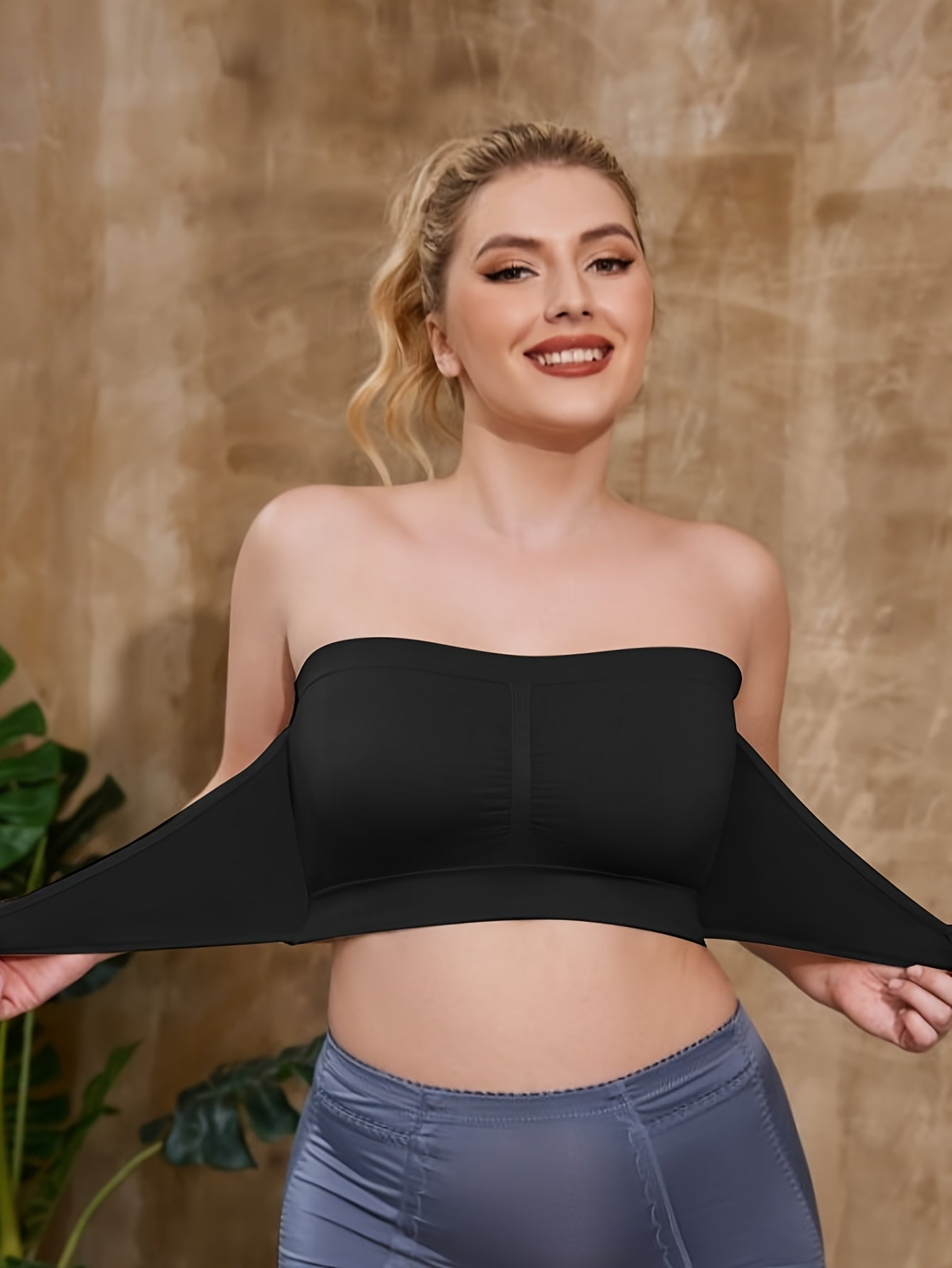 ZIMI COLLECTION Women'S Plus Size Adjustable Front Closure Wireless Sports Bra - Breathable, Seamless, Comfort Fit with Removable Pads for