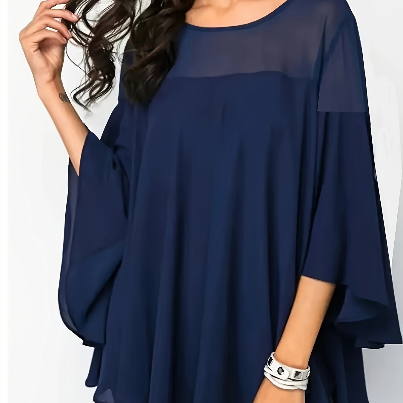 Vibrant Green Short Sleeve Blouse with Lace Trim