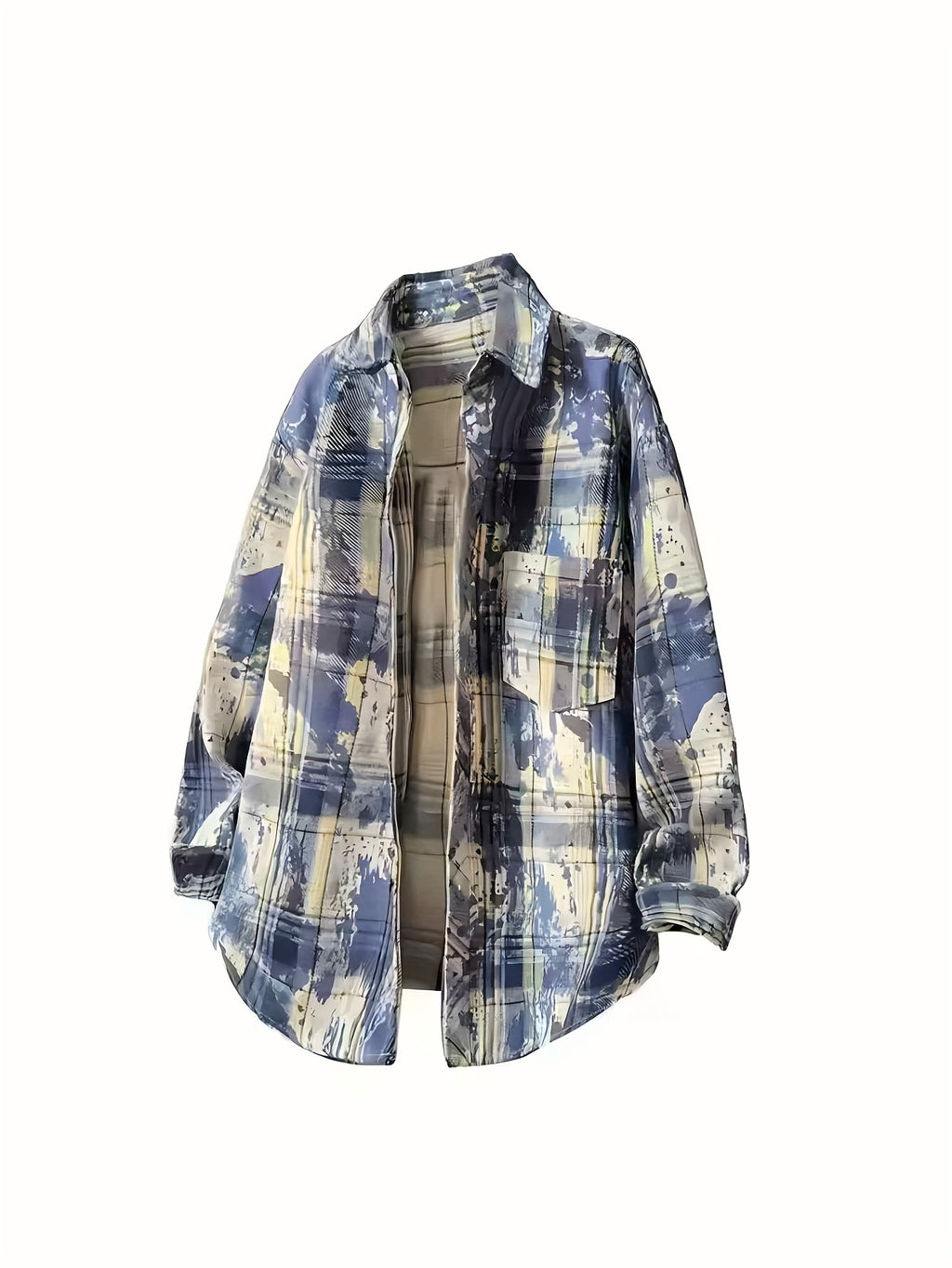 Men's & Women's Vintage American Retro Asymmetrical hem Shirt