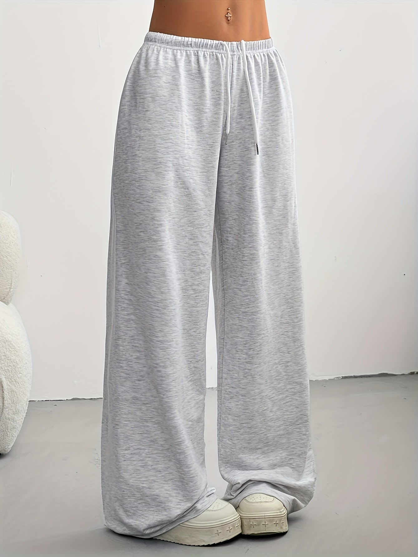 Comfortable Women's Casual Wide-Leg Joggers