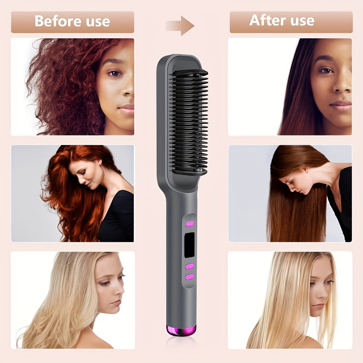 European Standard New multi-functional straight hair comb