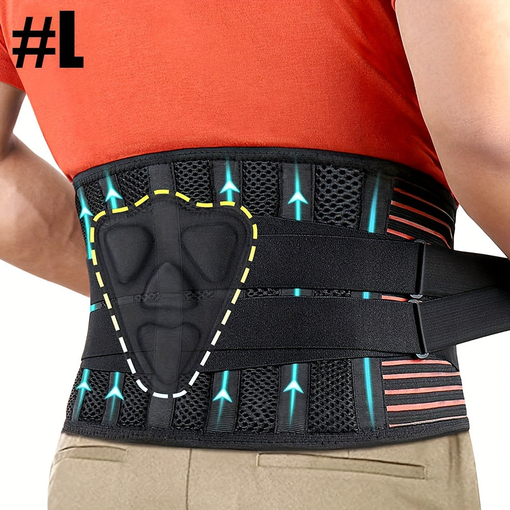 1pc Breathable Back Support for Heavy Lifting