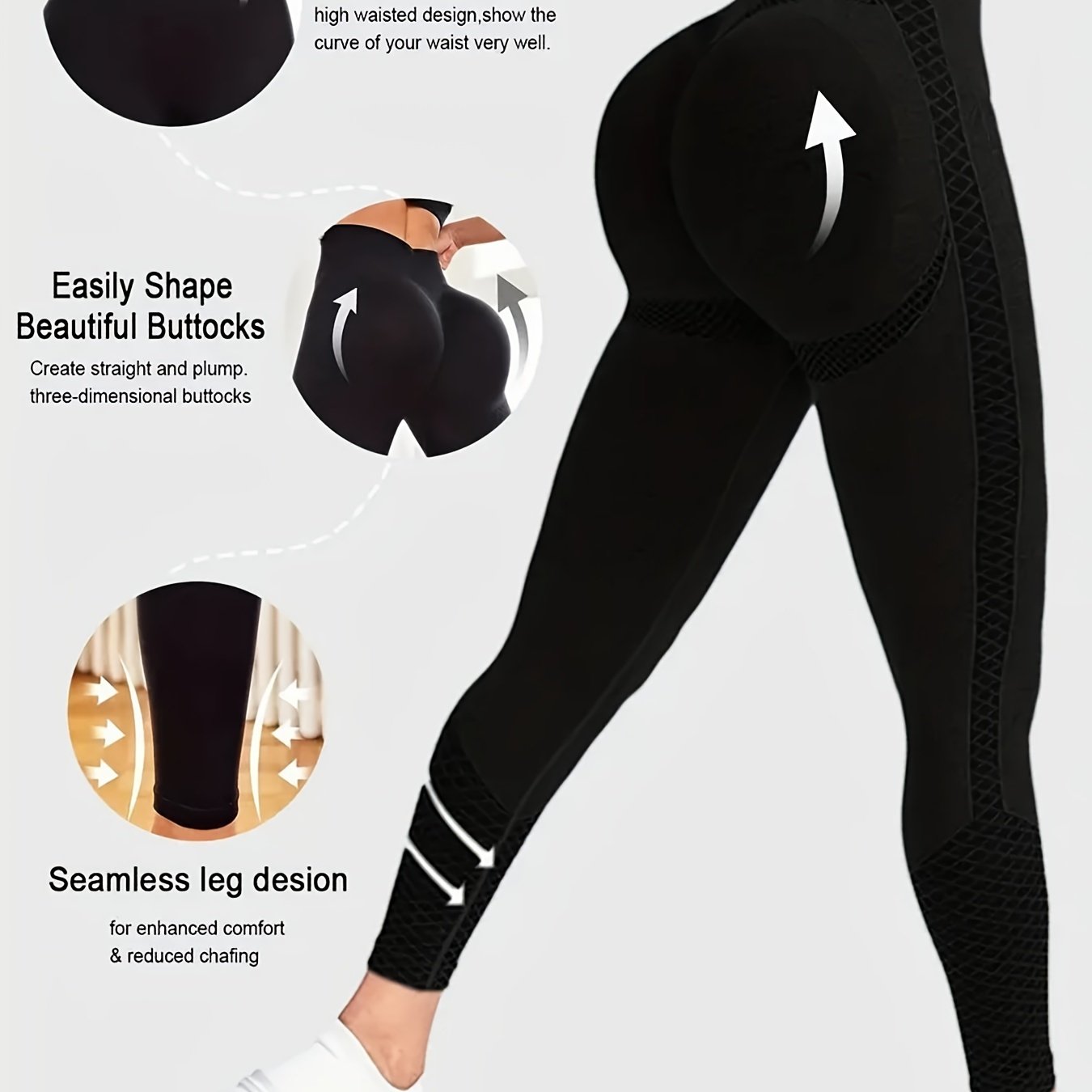 Super Comfortable High-waisted Compression Sports Tights