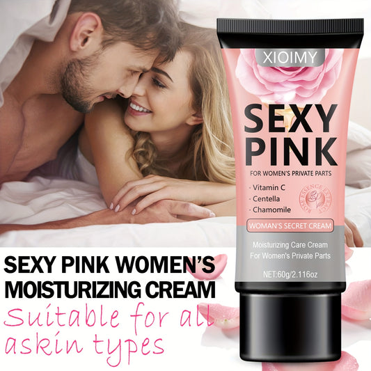 Deeply Hydrating Rose & Vitamin C Formula Pink Women's Private Part Moisturizing Cream