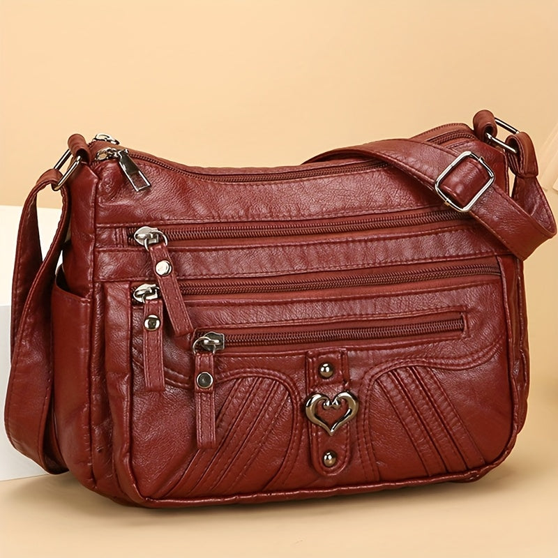 Lightweight, Large Capacity Vintage Style Shoulder Bag for Women