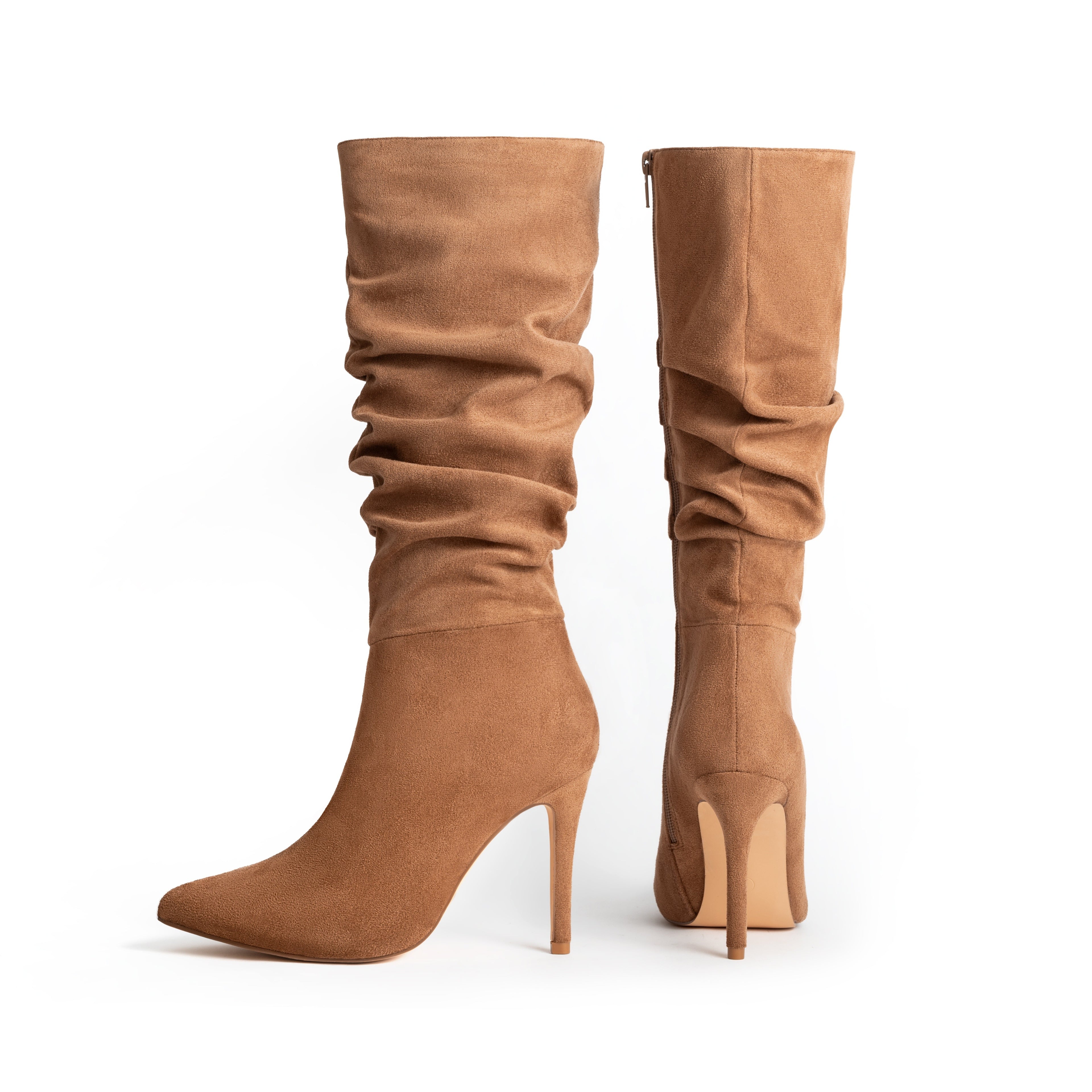 Stylish Women's Long Boots Side Zipper