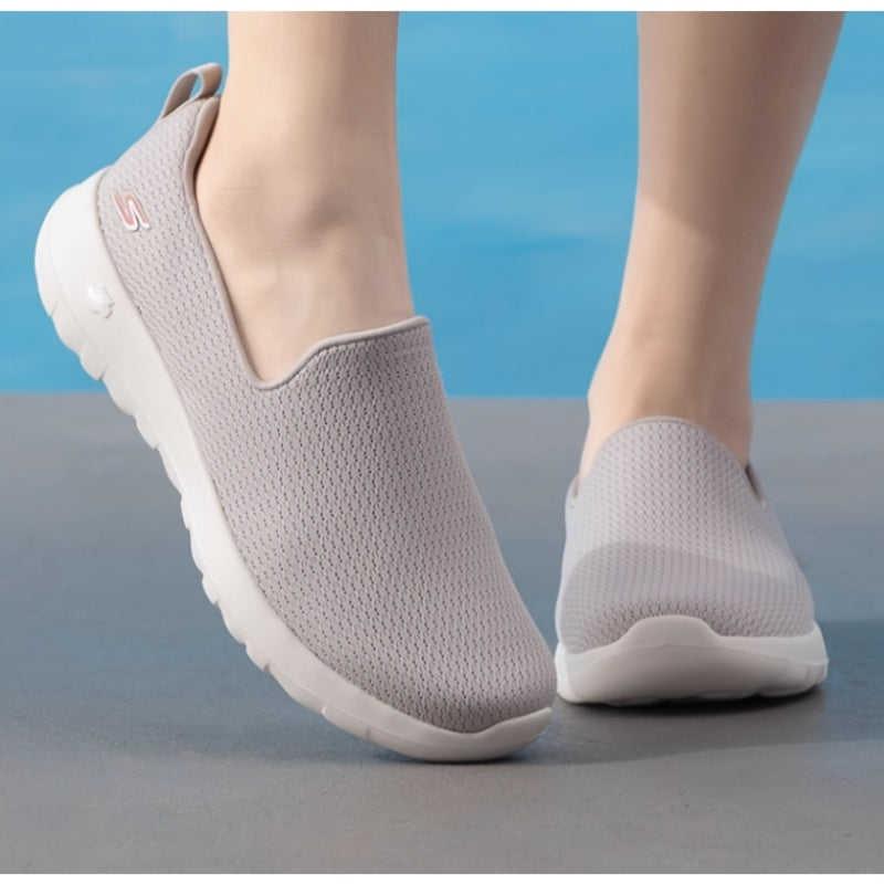 Skechers Women's Slip-Resistant Arch Support Sneakers - Lightweight All-Season Walking Shoes with Cushioned EVA Sole