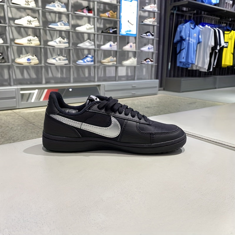 Nike Women's Black/White Sneakers - All-Weather Traction Tread, Cushioned Air-Sole & Arch Support - Synthetic /Fabric Upper & Rubber
