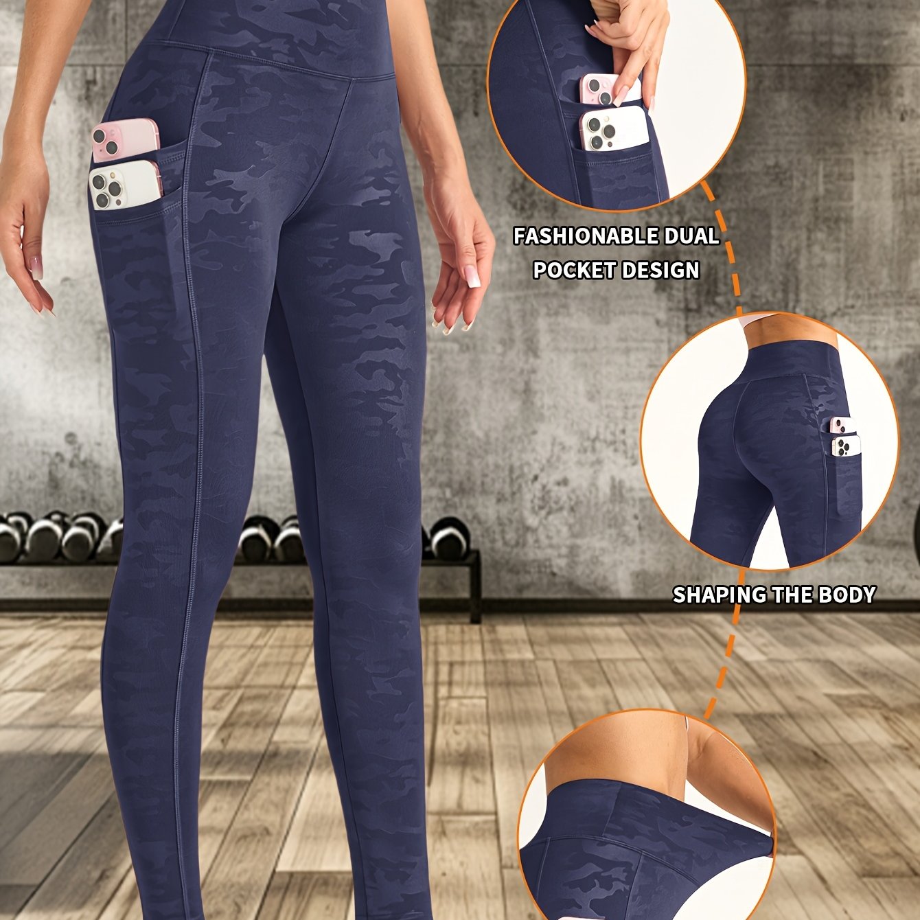 5D Anti-Scratch Print Yoga Pants, Breathable High-Waisted Butt-Lifting Stretch Leggings