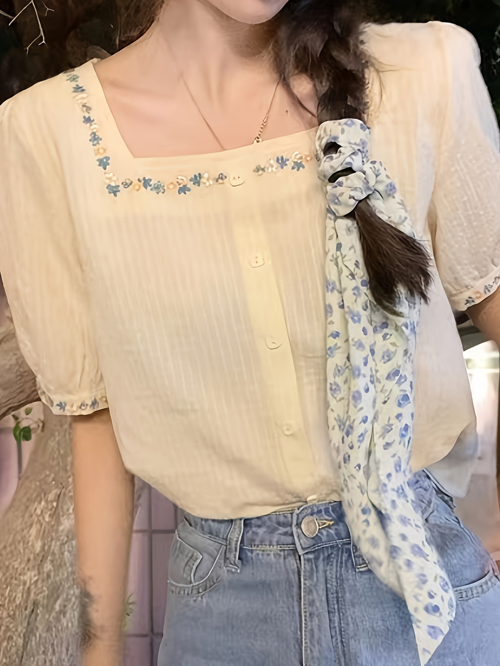 Embroidered Shirt for Women