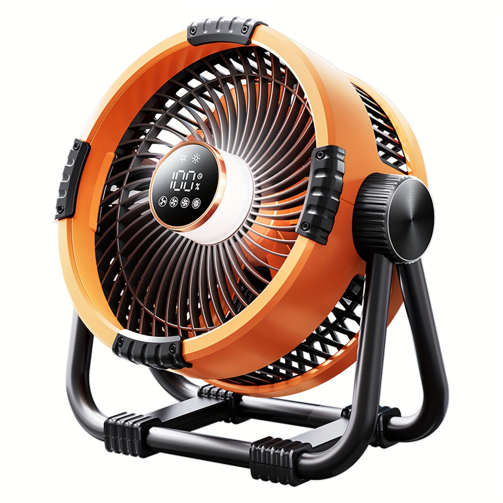 Storm Outdoor Fan - 30ft Cold Wind, 20000mAh Battery, LED Lantern, Phone Charger