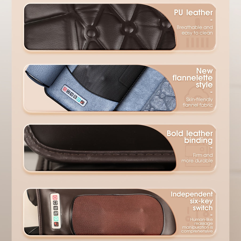 Full Body Massage Chair with Heat Relax, Neck Kneading & Foot Massage