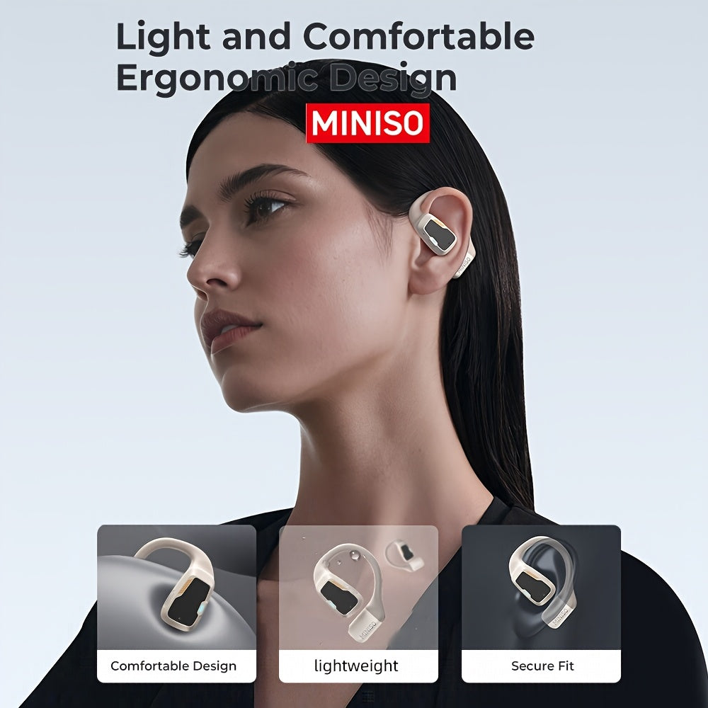 AI Wireless Earbuds with Real-Time Translation, Touch Controls & Detachable Mic