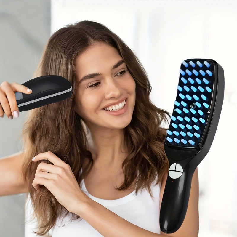 1pc electric massage comb, spray humidifying massager for scalp and hair styling