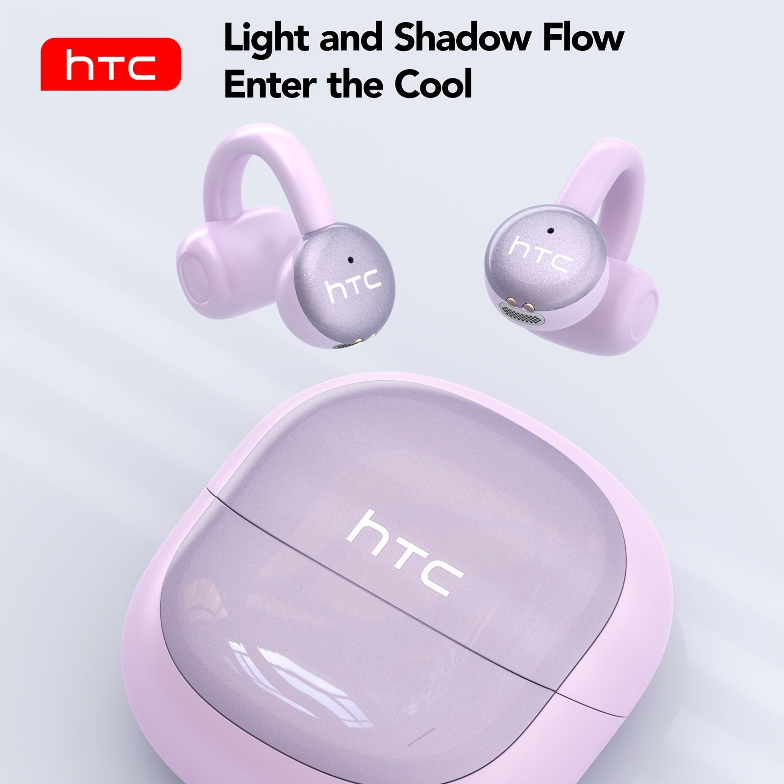 HTC NE15 Wireless Open Translation Ear Clips Provide Real-Time Translation for Face-To-Face Conversations