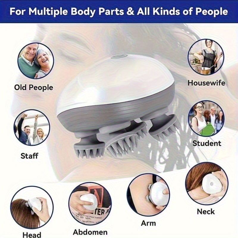 4 Rotating Heads Electric Massager