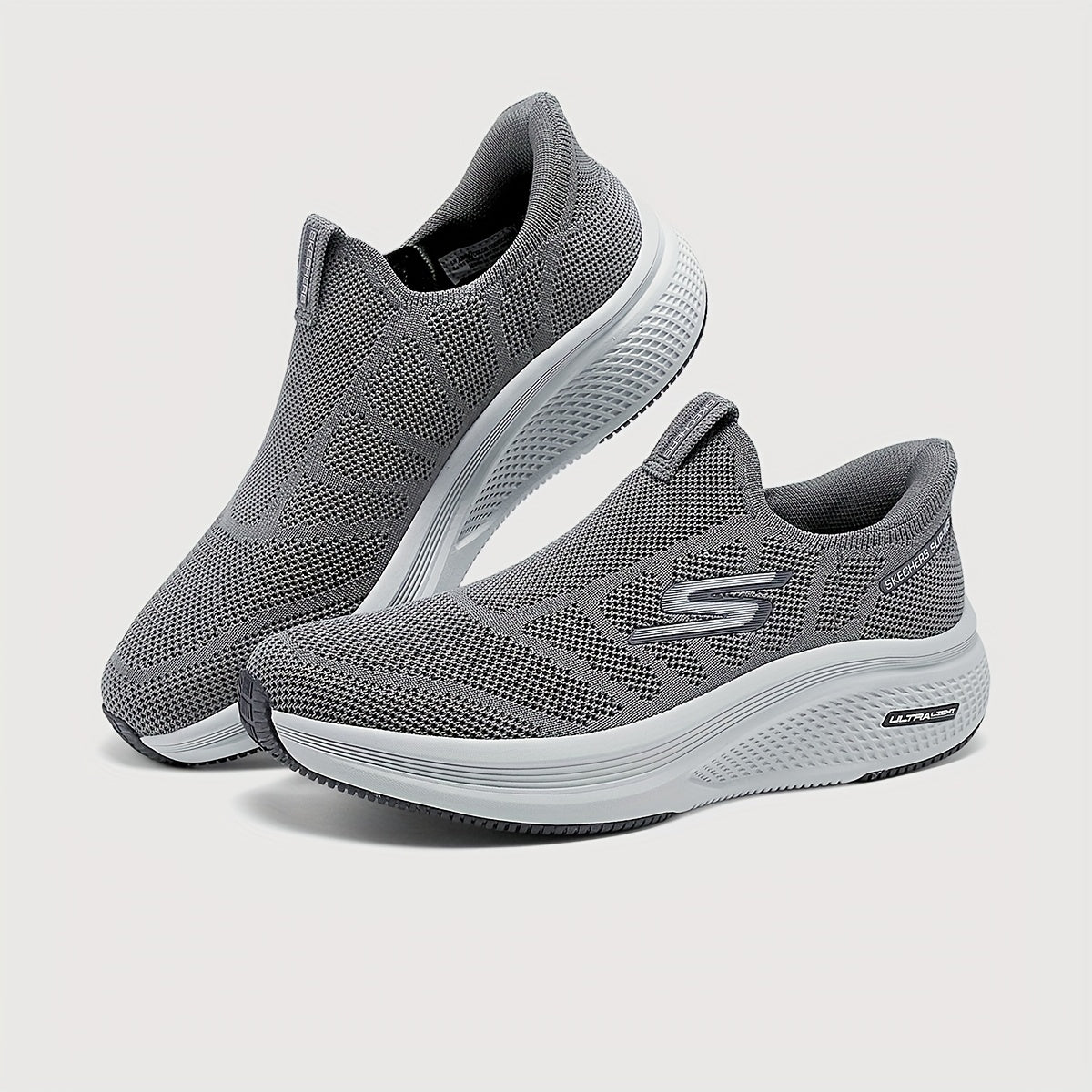 Skechers Women's Lightweight Cushioning Running Shoes - Breathable Mesh Training Sneakers with Shock Absorption
