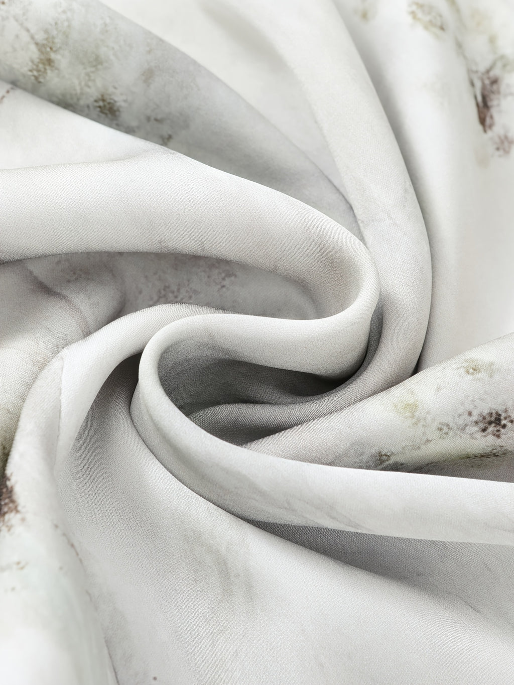 Women's Blouse - Soft Pastel Floral shirt with Twist Front, Breathable Office & Party