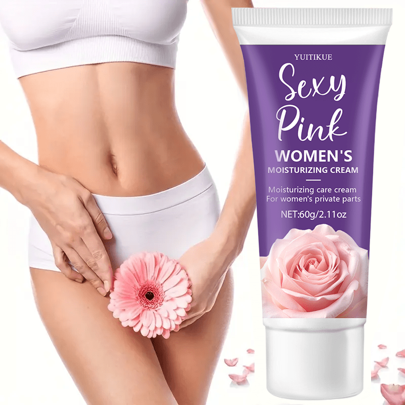 Pink Women's Secret Cream - Plant Extracts, Vitamin C and Rose Scent