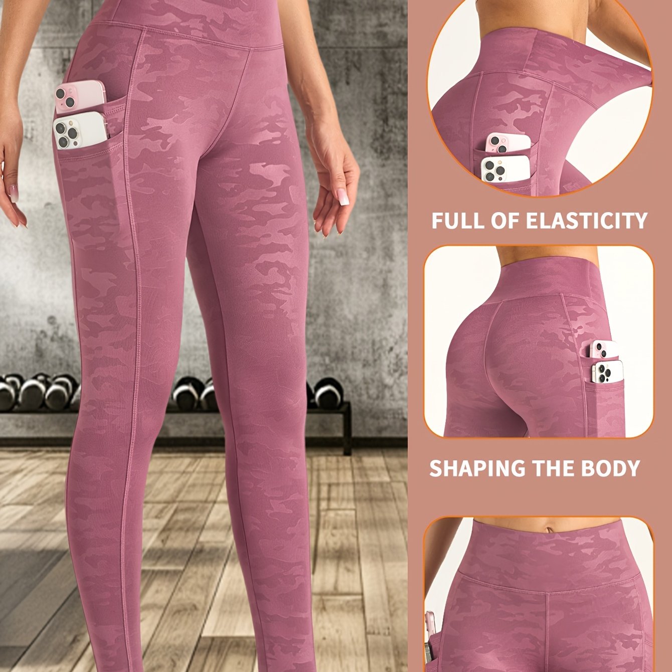5D Anti-Scratch Print Yoga Pants, Breathable High-Waisted Butt-Lifting Stretch Leggings
