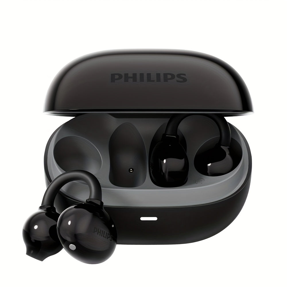 Philips TWS Wireless Earbuds with Touch Control, Open-Back Design, HD Sound & Noise Cancellation