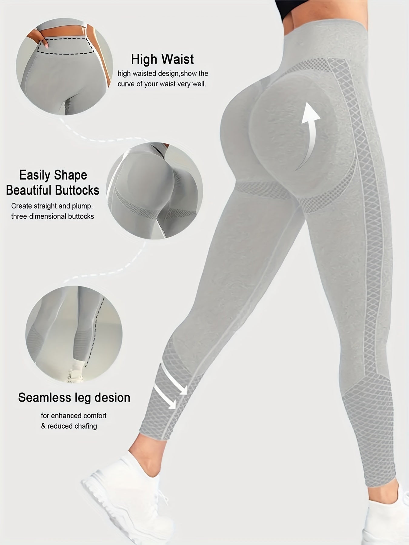 Super Comfortable High-waisted Compression Sports Tights