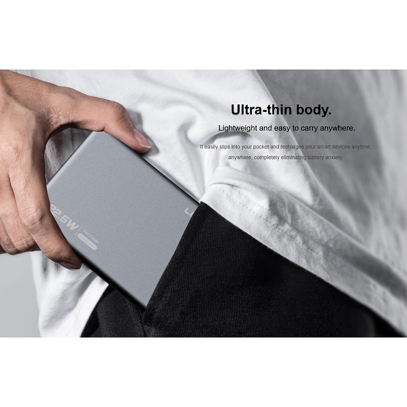 20W ultra-thin wireless mobile power bank wireless charger 15W 10000mAh