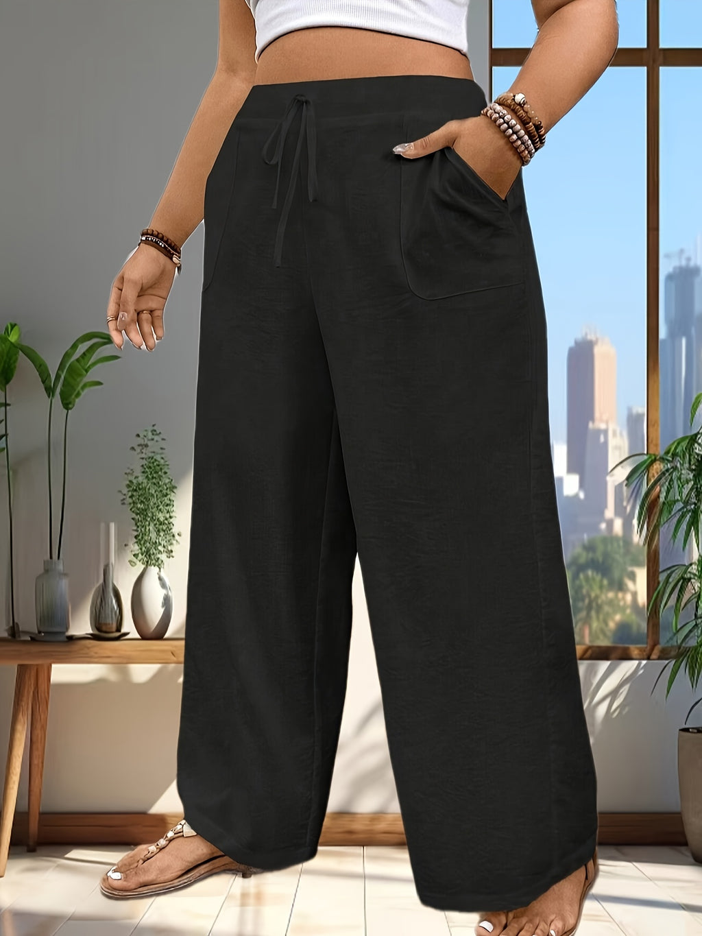 Women's Plus Size Casual Pants