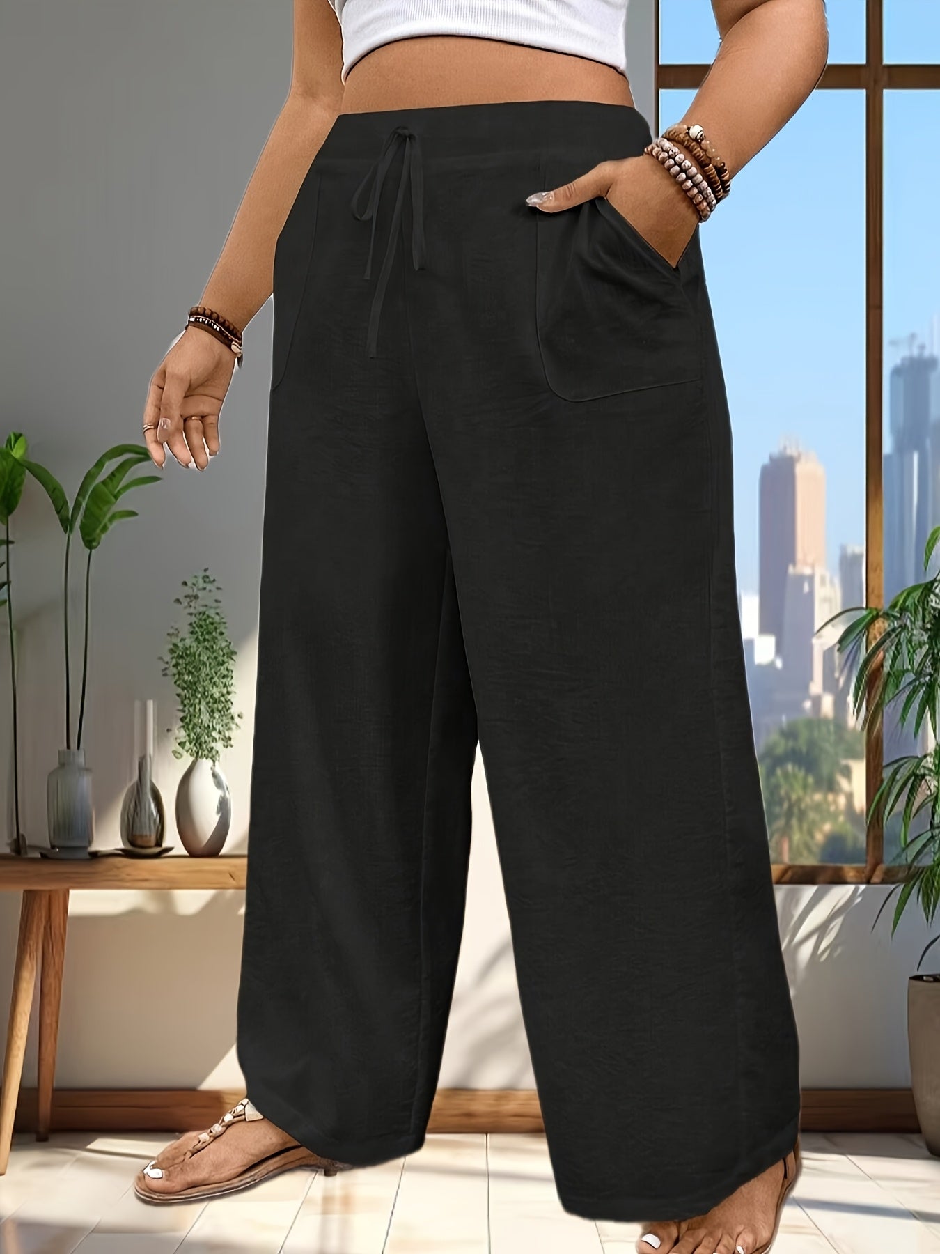 Women's Plus Size Casual Pants