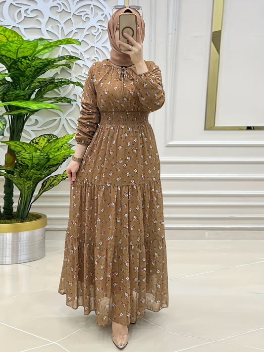 Elegant Long Sleeve Maxi Length