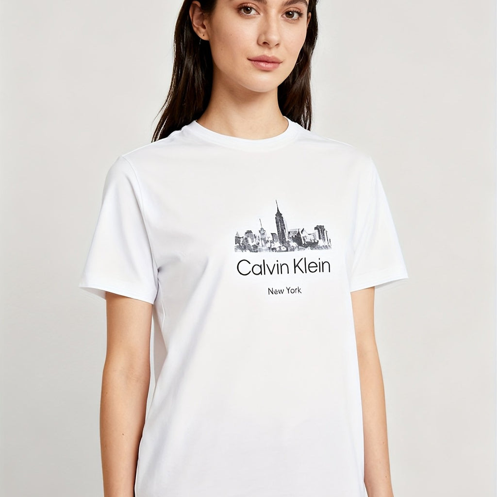 Calvin Klein Women'S Summer Loose Breathable T-Shirt