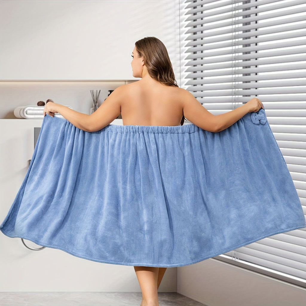 Extra Large & Thick Bathrobe with Adjustable Hook-and-loop Fastener
