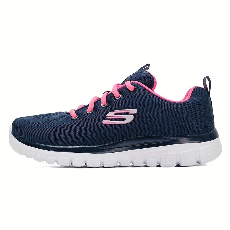 Skechers Women's Breathable Lightweight Sneakers - Arch Support & Stability Walking Shoes with Cushioned Insole