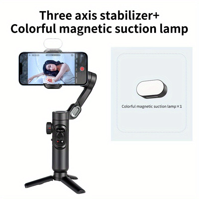 XE Kit 3-Axis Smartphone Gimbal Stabilizer & AI Tracker with CCT/RGB Fill Light